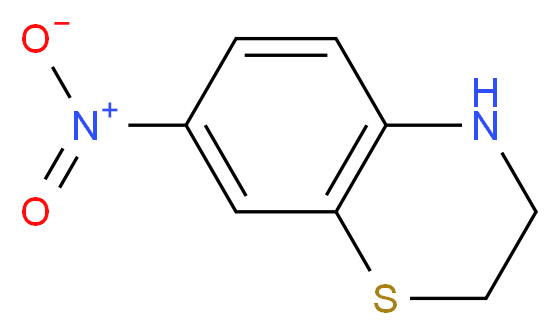 7-Nitro-3,4-dihydro-2H-1,4-benzothiazine_分子结构_CAS_69373-37-1)