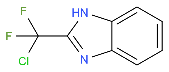 2-(Chlorodifluoromethyl)-1H-benzimidazole_分子结构_CAS_14468-38-3)