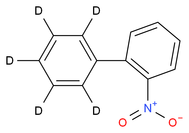 1-(2-nitrophenyl)(<sup>2</sup>H<sub>5</sub>)benzene_分子结构_CAS_64420-97-9