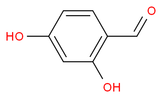 2,4-二羟基苯甲醛_分子结构_CAS_95-01-2)