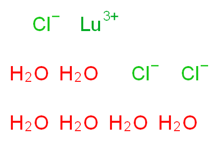 lutetium(3+) ion hexahydrate trichloride_分子结构_CAS_15230-79-2