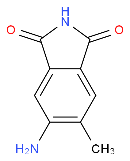 5-amino-6-methyl-2,3-dihydro-1H-isoindole-1,3-dione_分子结构_CAS_1227465-60-2