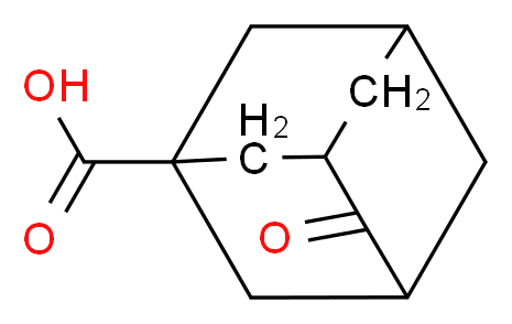 4-Oxoadamantane-1-carboxylic acid_分子结构_CAS_56674-87-4)