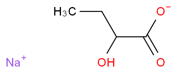 2-羟基丁酸 钠盐_分子结构_CAS_5094-24-6)