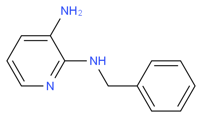 2-N-benzylpyridine-2,3-diamine_分子结构_CAS_32282-07-8