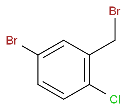 4-bromo-2-(bromomethyl)-1-chlorobenzene_分子结构_CAS_149965-41-3)