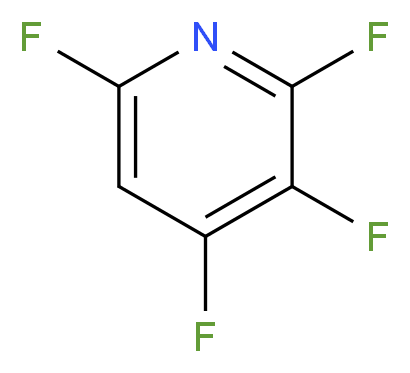 2,3,4,6-tetrafluoropyridine_分子结构_CAS_3512-13-8