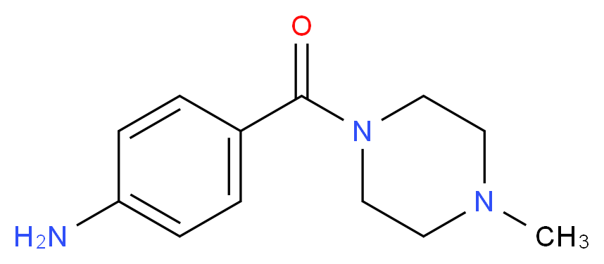 (4-aminophenyl)(4-methylpiperazin-1-yl)methanone_分子结构_CAS_55121-99-8)