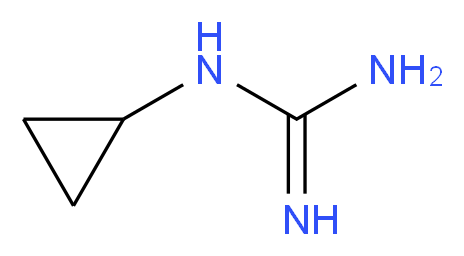 N-cyclopropylguanidine_分子结构_CAS_168627-33-6)