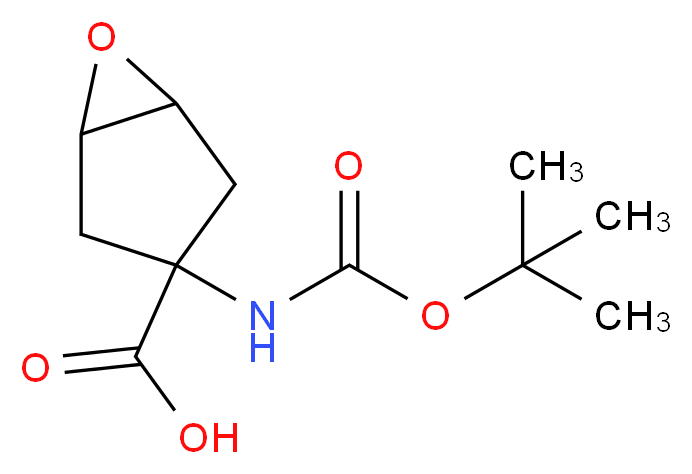 3-TERT-BUTOXYCARBONYLAMINO-6-OXA-BICYCLO[3.1.0]HEXANE-3-CARBOXYLIC ACID_分子结构_CAS_)