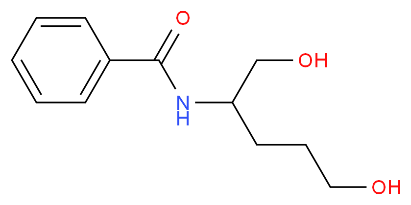 N-(1,5-Dihydroxypentan-2-yl)benzaMide_分子结构_CAS_100370-35-2)