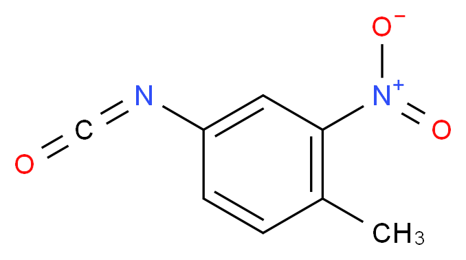 4-Methyl-3-nitrophenylisocyanate 95%_分子结构_CAS_13471-69-7)