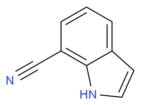 1H-indole-7-carbonitrile_分子结构_CAS_96631-87-7