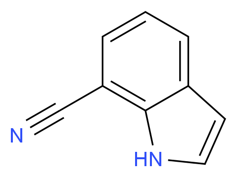 1H-Indole-7-carbonitrile_分子结构_CAS_96631-87-7)