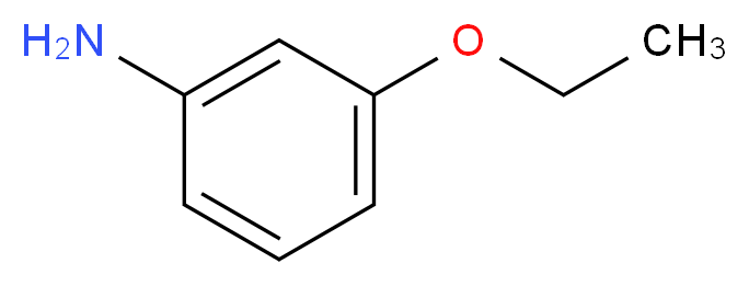 3-ethoxyaniline_分子结构_CAS_621-33-0
