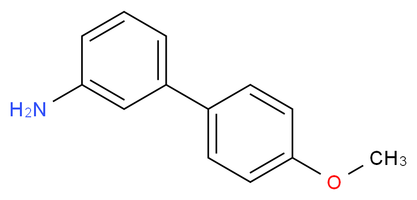 (4'-methoxybiphenyl-3-yl)amine_分子结构_CAS_53059-28-2)