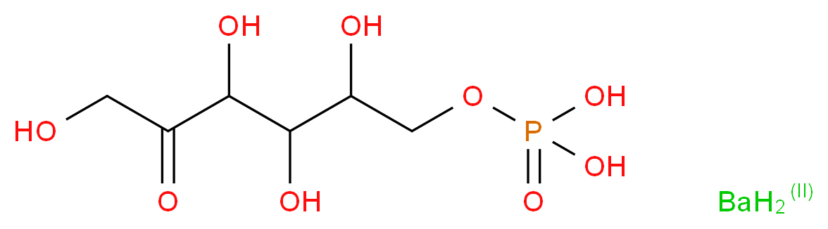 [(2,3,4,6-tetrahydroxy-5-oxohexyl)oxy]phosphonic acid barium dihydride_分子结构_CAS_6035-54-7