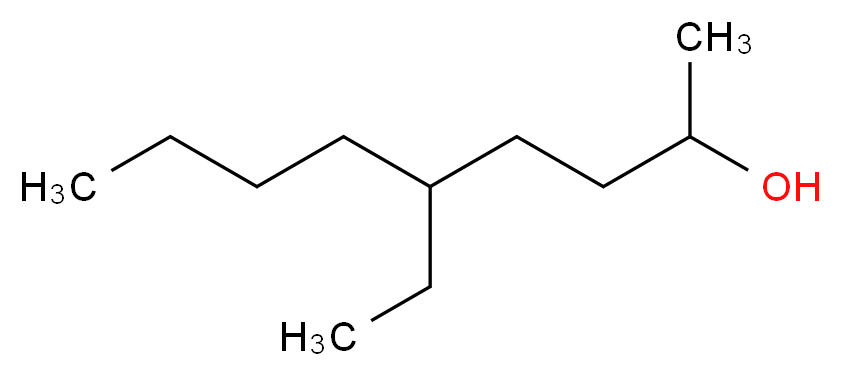 5-ethylnonan-2-ol_分子结构_CAS_103-08-2