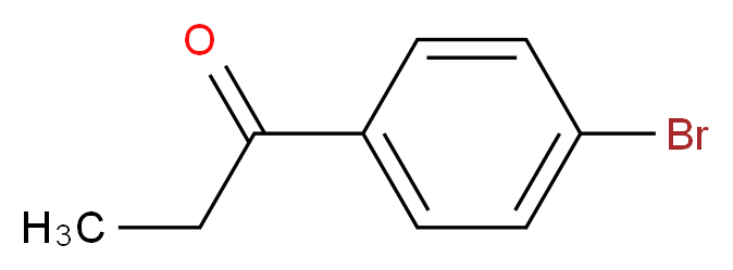 1-(4-Bromophenyl)propan-1-one_分子结构_CAS_10342-83-3)