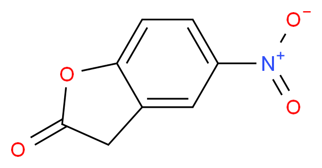 5-nitro-2,3-dihydro-1-benzofuran-2-one_分子结构_CAS_21997-23-9