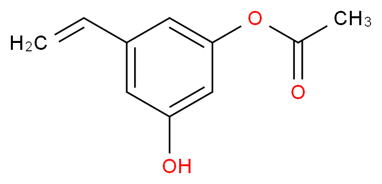 3-Acetoxy-5-hydroxy Styrene_分子结构_CAS_920489-98-1)
