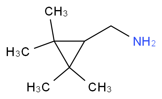 (2,2,3,3-tetramethylcyclopropyl)methanamine_分子结构_CAS_67358-15-0