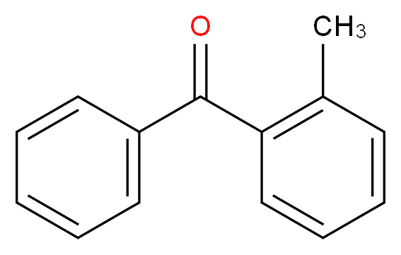 (2-methylphenyl)(phenyl)methanone_分子结构_CAS_131-58-8