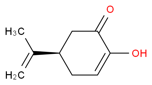 (5R)-2-hydroxy-5-(prop-1-en-2-yl)cyclohex-2-en-1-one_分子结构_CAS_6485-40-1