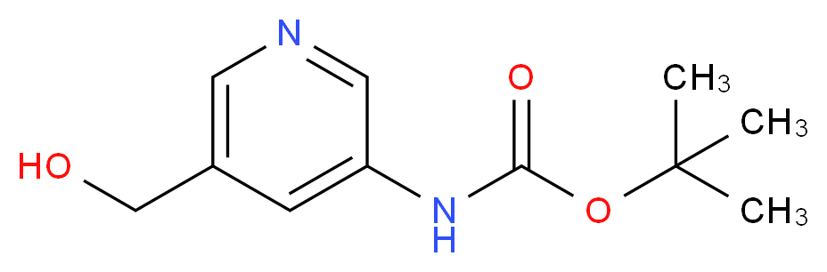 tert-Butyl 5-(hydroxymethyl)pyridin-3-ylcarbamate_分子结构_CAS_1260771-98-9)