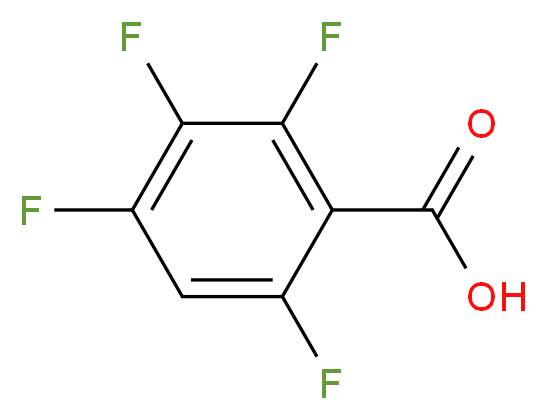 2,3,4,6-Tetrafluorobenzoic acid 98%_分子结构_CAS_)