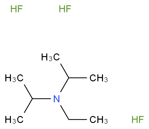 ethylbis(propan-2-yl)amine trihydrofluoride_分子结构_CAS_131600-43-6