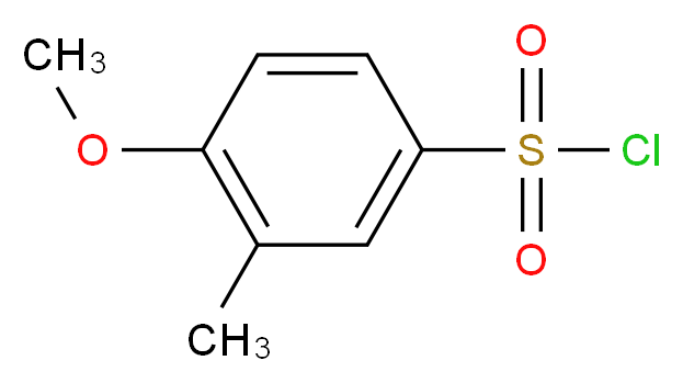 4-methoxy-3-methylbenzenesulfonyl chloride_分子结构_CAS_84910-98-5)