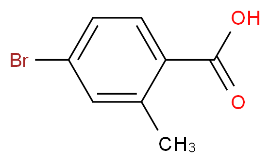 4-bromo-2-methylbenzoic acid_分子结构_CAS_68837-59-2