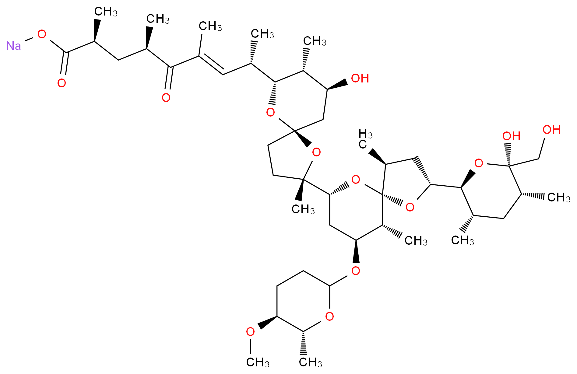 Nanchangmycin_分子结构_CAS_65101-87-3)