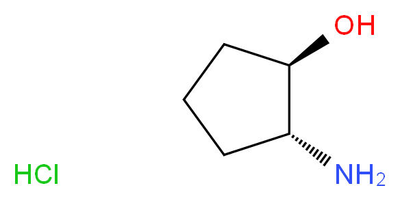 rel-(1R,2R)-2-aminocyclopentan-1-ol hydrochloride_分子结构_CAS_31775-67-4