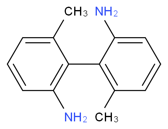 2-(2-amino-6-methylphenyl)-3-methylaniline_分子结构_CAS_3685-05-0