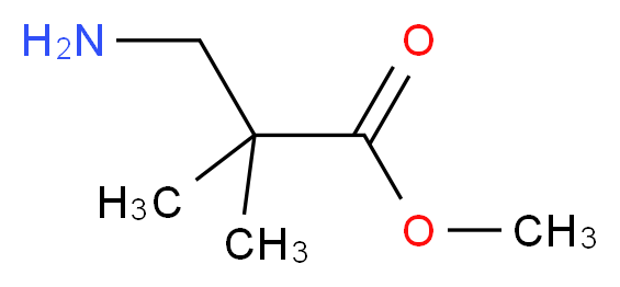 methyl 3-amino-2,2-dimethylpropanoate_分子结构_CAS_25307-82-8