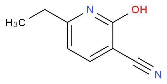 6-ethyl-2-hydroxypyridine-3-carbonitrile_分子结构_CAS_4241-20-7