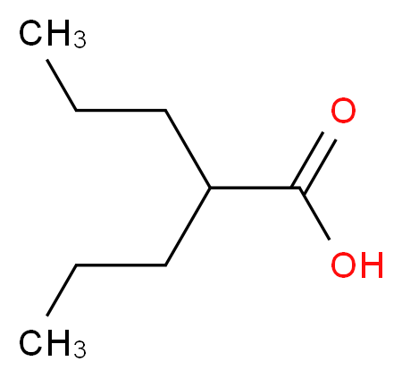 2-propylpentanoic acid_分子结构_CAS_99-66-1