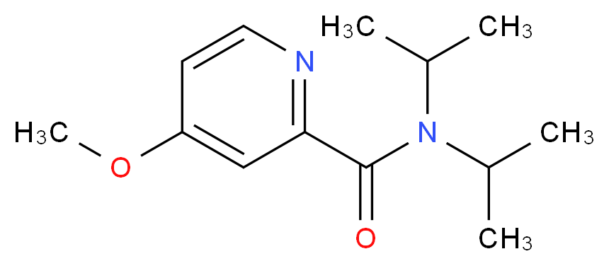 N,N-Diisopropyl-4-methoxypicolinamide_分子结构_CAS_)