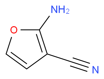 2-Amino-3-furonitrile_分子结构_CAS_139370-56-2)