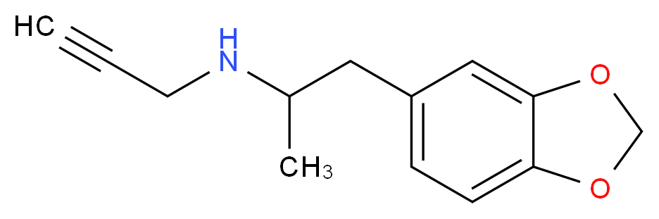 Methylenedioxypropargylamphetamine_分子结构_CAS_74698-46-7)