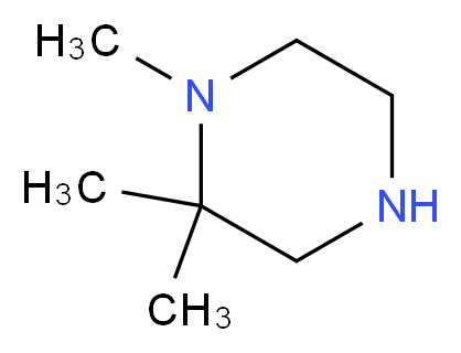 1,2,2-trimethylpiperazine_分子结构_CAS_396133-32-7)