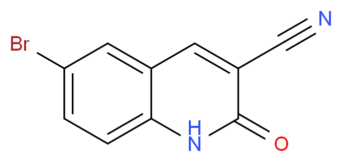 6-Bromo-1,2-dihydro-2-oxoquinoline-3-carbonitrile_分子结构_CAS_99465-03-9)