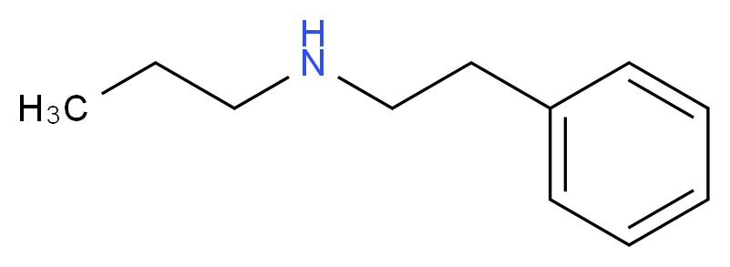 (2-phenylethyl)(propyl)amine_分子结构_CAS_27906-91-8