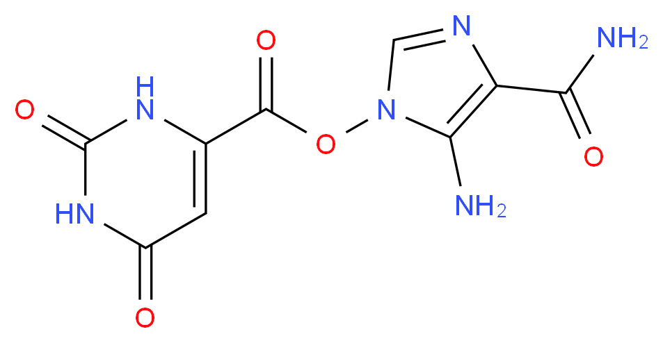 5-aminoimidazole-4-carboxamide orotate_分子结构_CAS_60104-30-5)