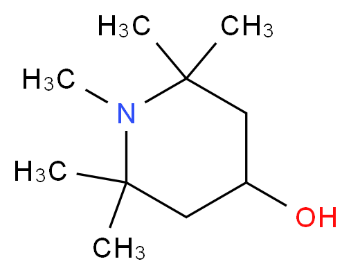 1,2,2,6,6-Pentamethylpiperidin-4-ol_分子结构_CAS_2403-89-6)