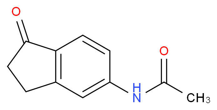 N-(1-Oxo-2,3-dihydro-1H-inden-5-yl)acetamide_分子结构_CAS_58161-35-6)