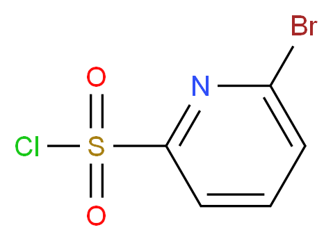6-bromopyridine-2-sulfonyl chloride_分子结构_CAS_912934-77-1)
