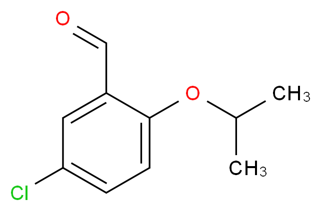 5-Chloro-2-isopropoxybenzaldehyde_分子结构_CAS_28396-34-1)